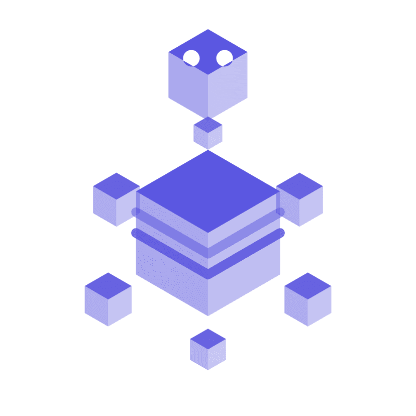 Símbolo de Sheld-Inspect: una tortuga construida con cubos